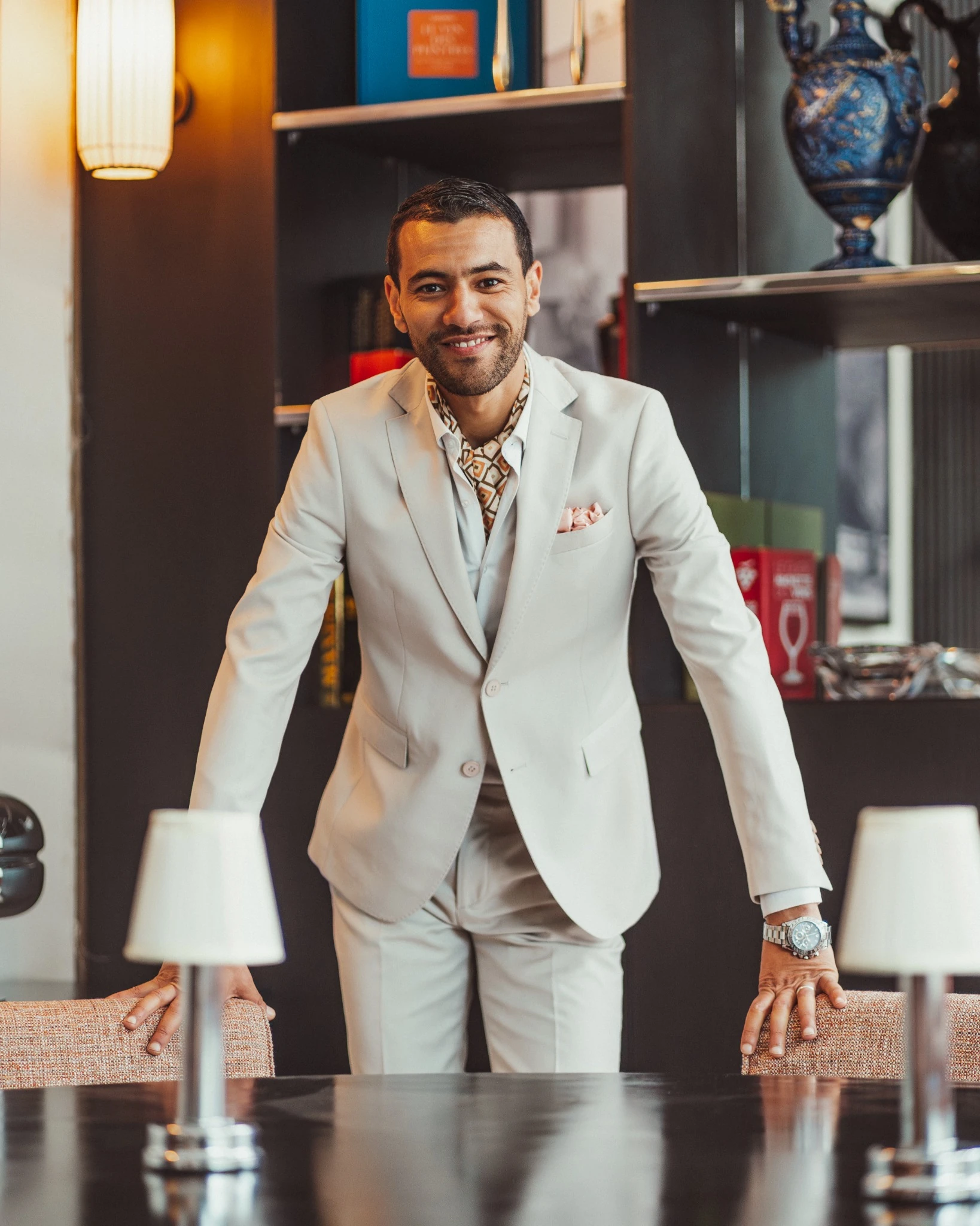 Abdou Yassine, Coordinateur Food and Beverage à la Villa Chakamani, à Marrakech