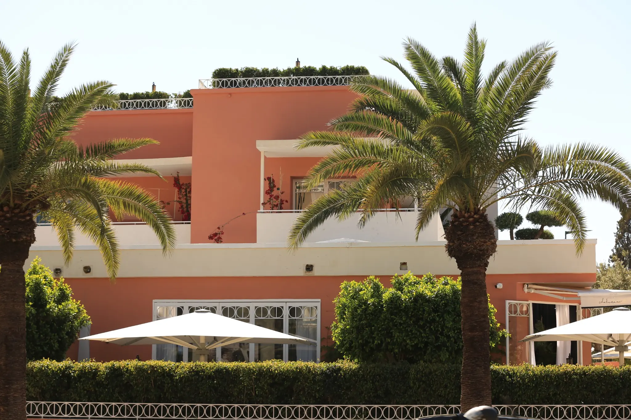 Photo de la Villa Chakamani depuis la rue, à Marrakech